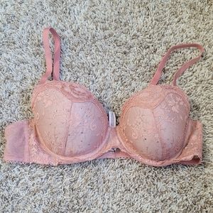 Pink bra